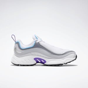 Reebok Daytona DMX Turnschuhe Damen - Weiß/Lila/HellBlau - DE 913-TFU